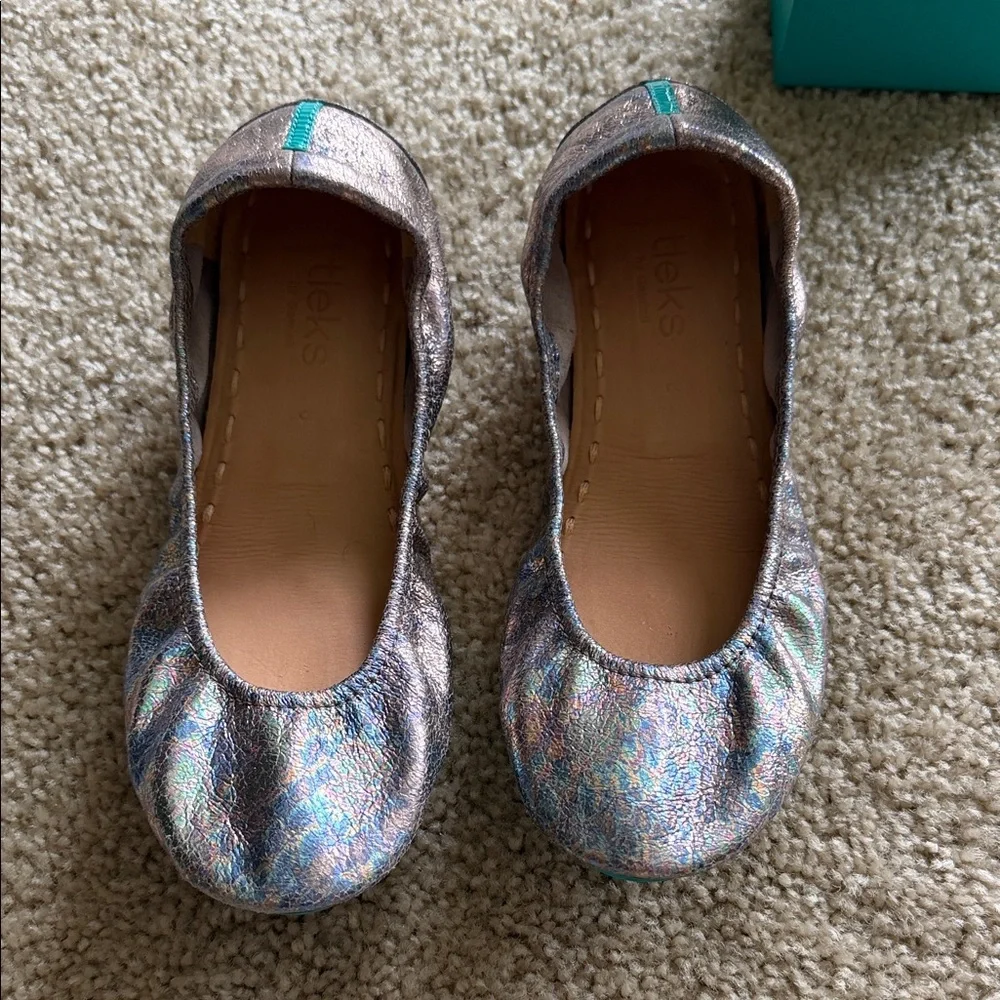 Tieks Love Potion Lovestruck Metallic Iridescent Ballet Flats Full Set Size 8 - Picture 2 of 16